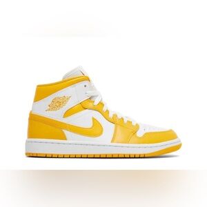 Jordan Women's Shoes in Yellow and White
